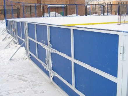 Установка, монтаж хоккейной коробки Магадан
